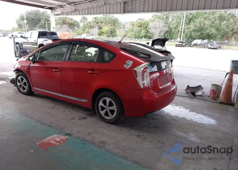 2012 Toyota Prius Two from USA, damaged, VIN JTDKN3DU3C1512004
